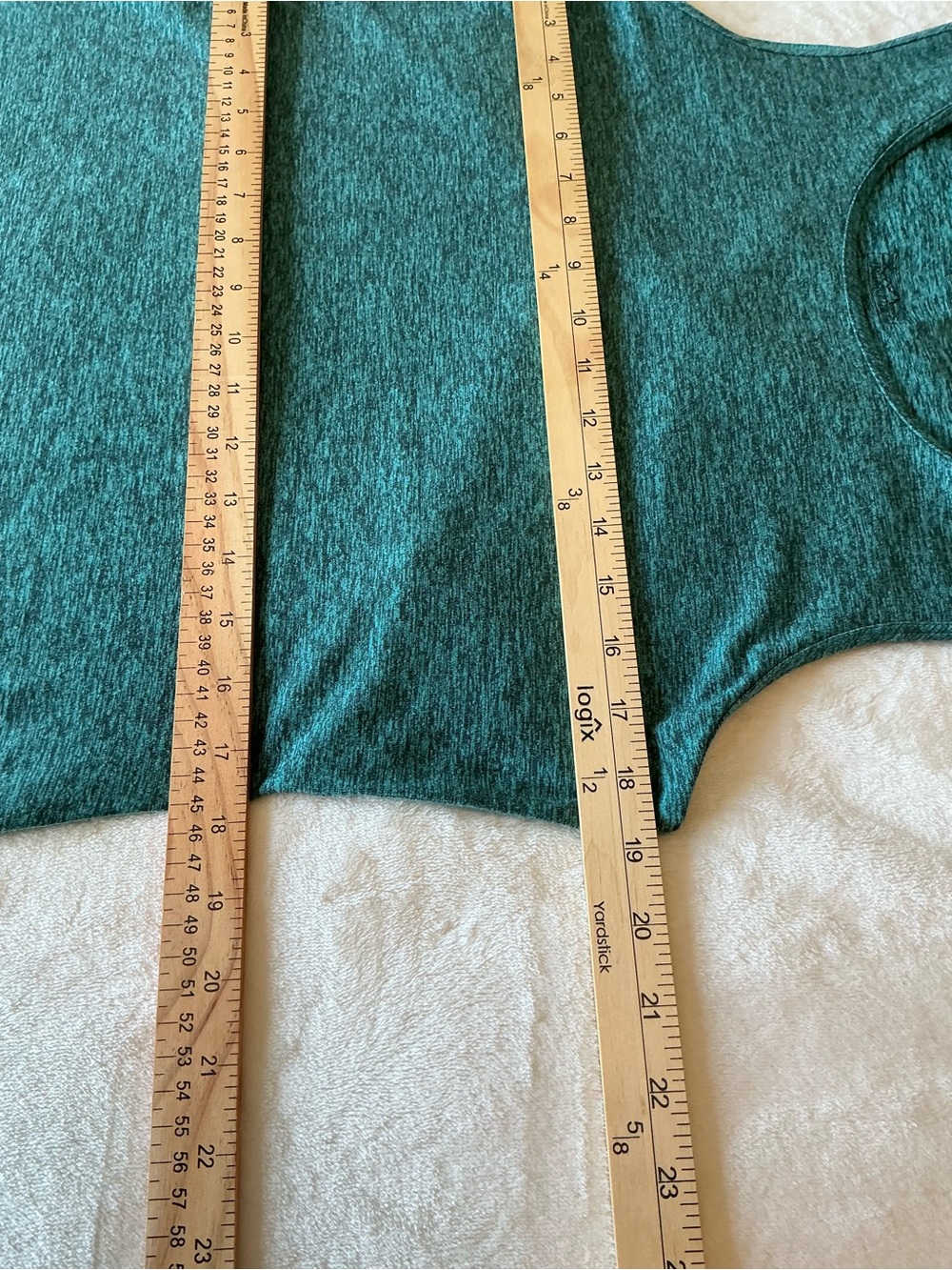 Patagonia Seabrook Sleeveless Travel Dress Size Large Heathered Teal Green - Picture 8 of 9